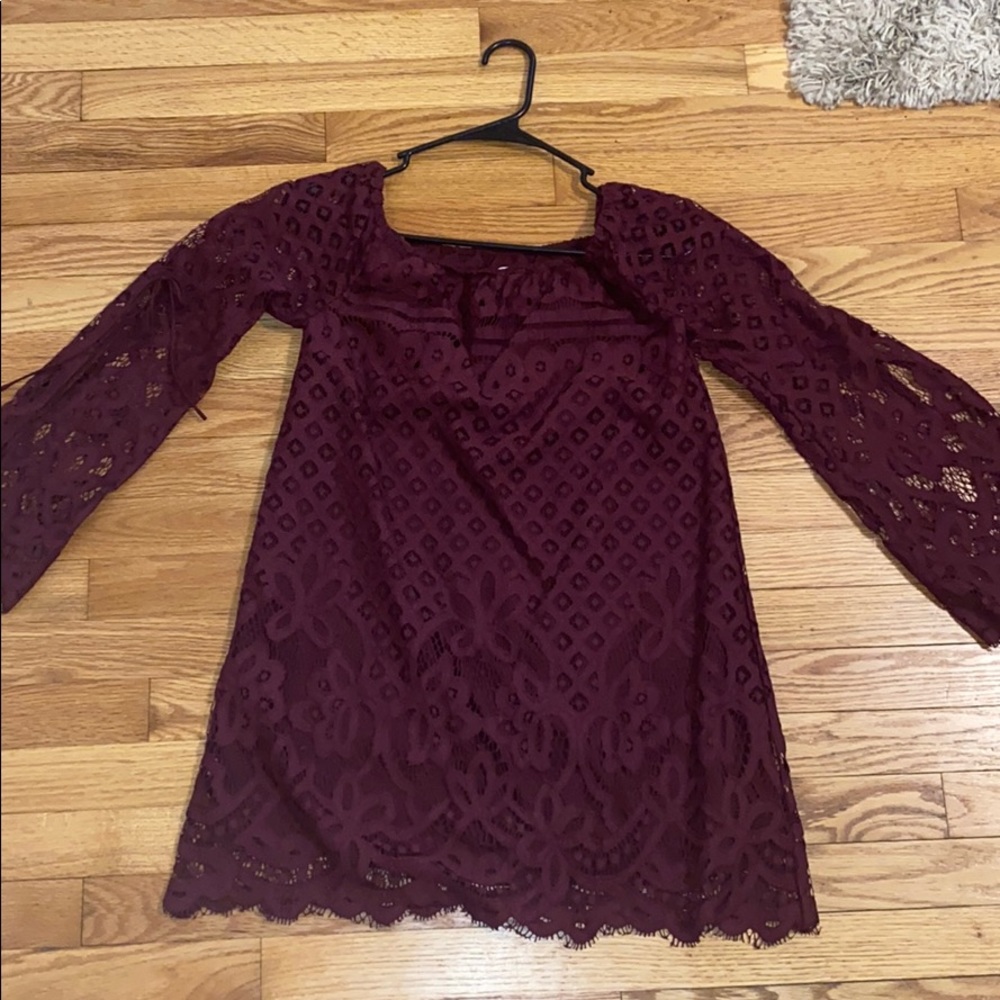 Maroon dress